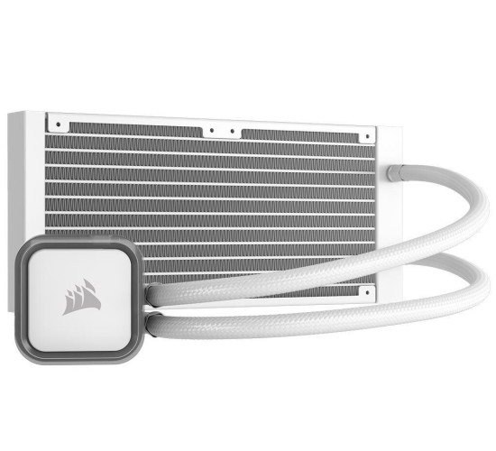 CORSAIR CPU Cooler iCUE H100i RGB ELITE Liquid 240mm - White (CW-9060078-WW) CORSAIR CPU Cooler iCUE H100i RGB ELITE Liquid 240mm - White (CW-9060078-WW)