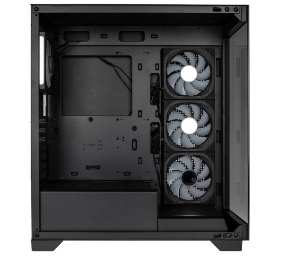 Kolink Unity Peak ARGB Midi Tower Showcase - Black ATX 400mm clearance with 4 ARGB Fans (PGW-CH-KOL-122) Kolink Unity Peak ARGB Midi Tower Showcase - Black ATX 400mm clearance with 4 ARGB Fans (PGW-CH-KOL-122)